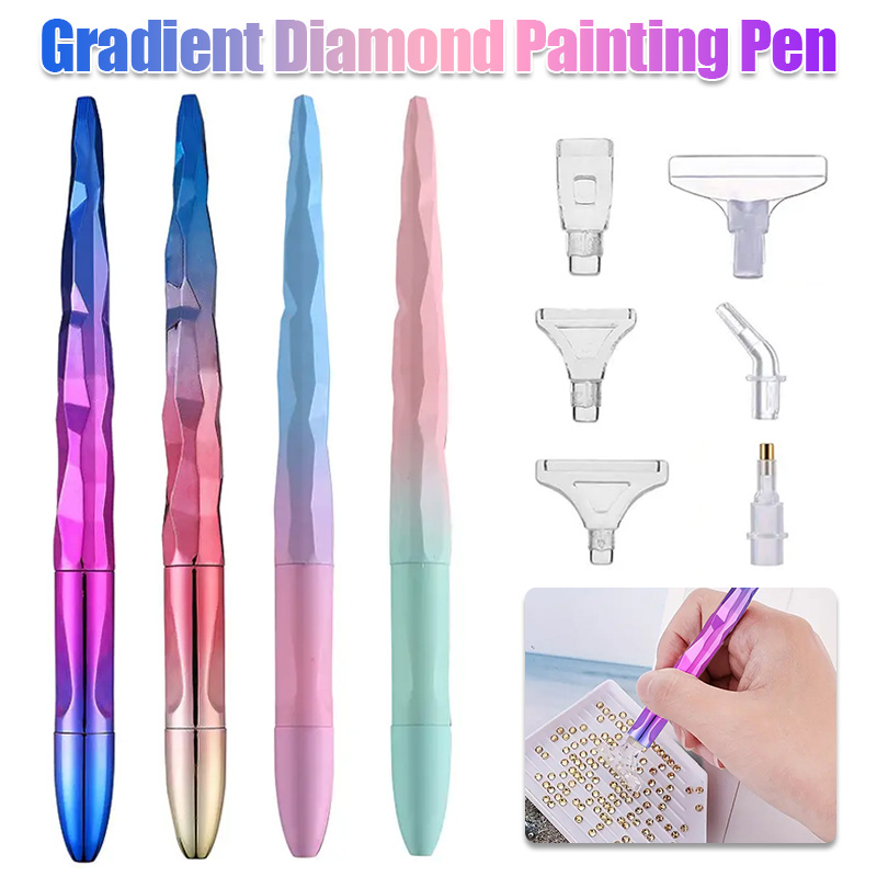 Resin Art Gift - 6 Kalem Uçlu Gradyanlı Elmas Boyama