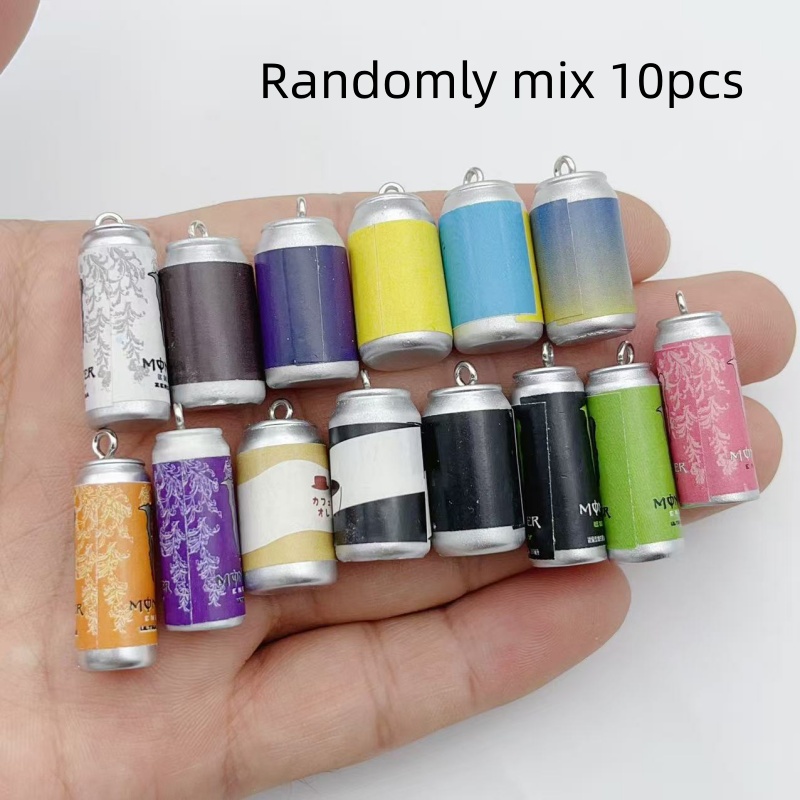 Resin Art Diy Kit - 10 Adet Mini Simülasyon İçecek Kutusu