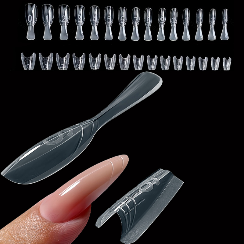 Resin Art Templates Free - 240 Adet Çift Formlu Tırnak Kalıbı