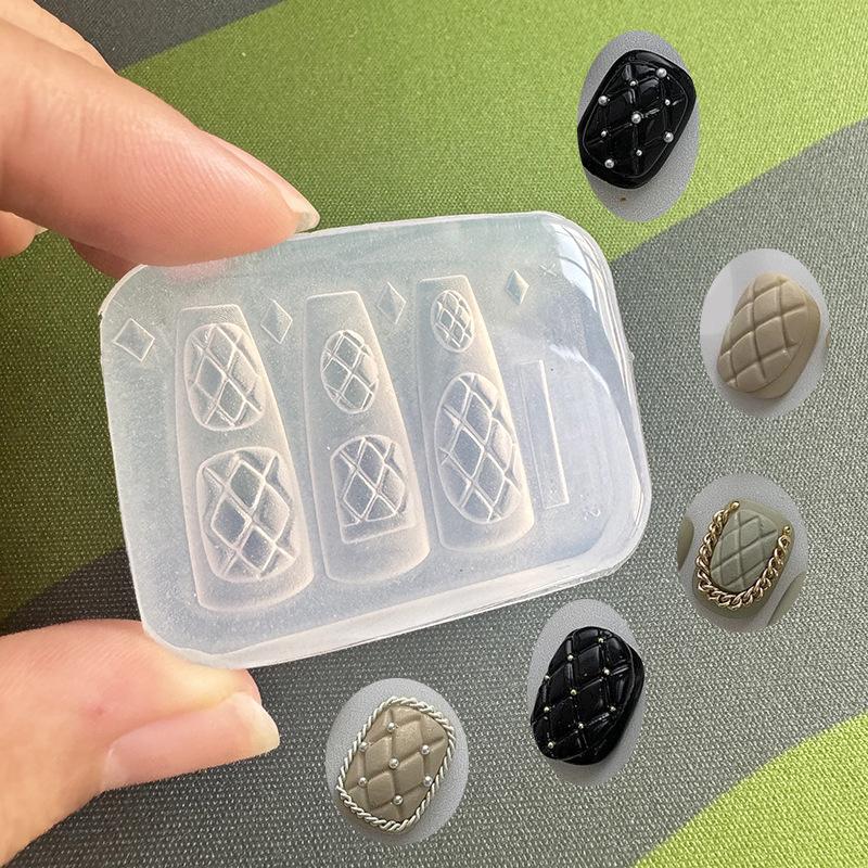 Resin Art Templates Free - Taşınabilir Yeniden Kullanılabilir Silikon Tırnak Kalıbı