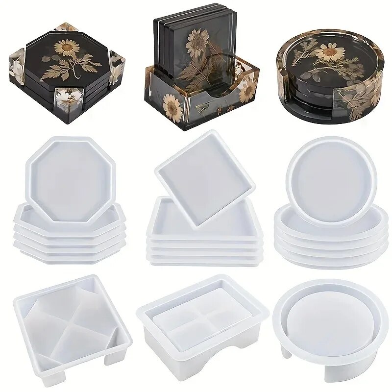 Resin Mixing Cup - Coaster Reçine Kalıp Seti 1 adet