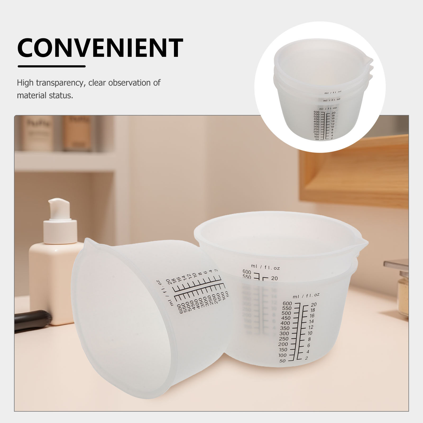 3 Adet Silikon Reçine Dökme Ka - Resin Mixing Cup incelemesi ve fiyatı