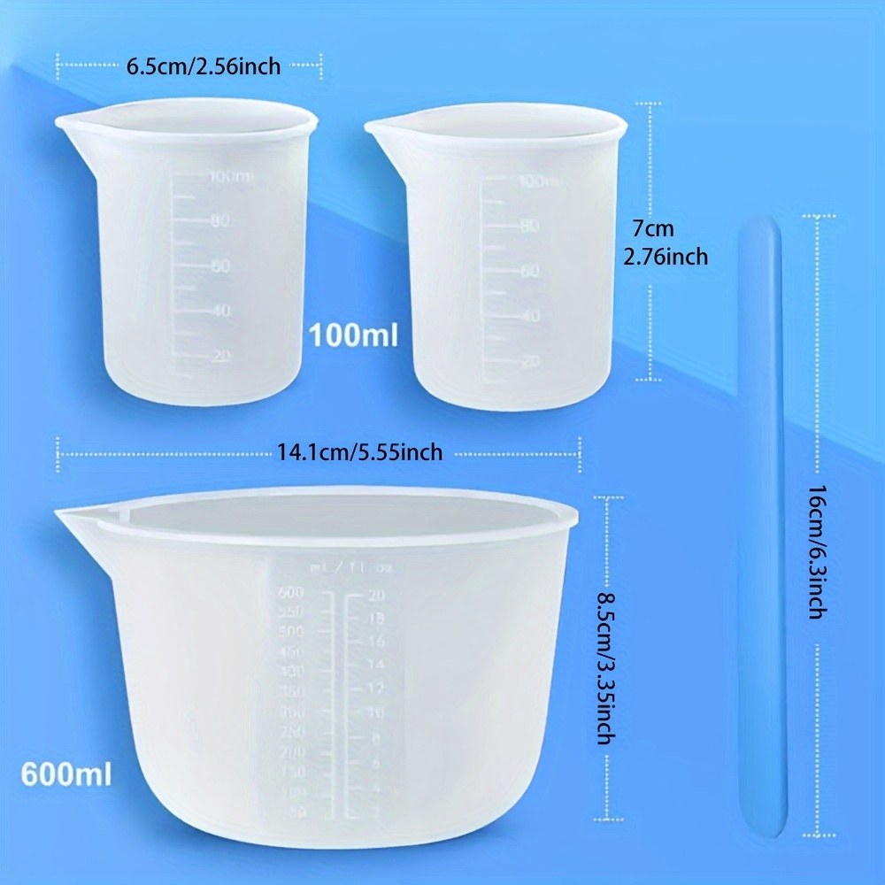 Silikon Ölçüm Kapları, 600ml/2 - Resin Mixing Cup incelemesi ve fiyatı