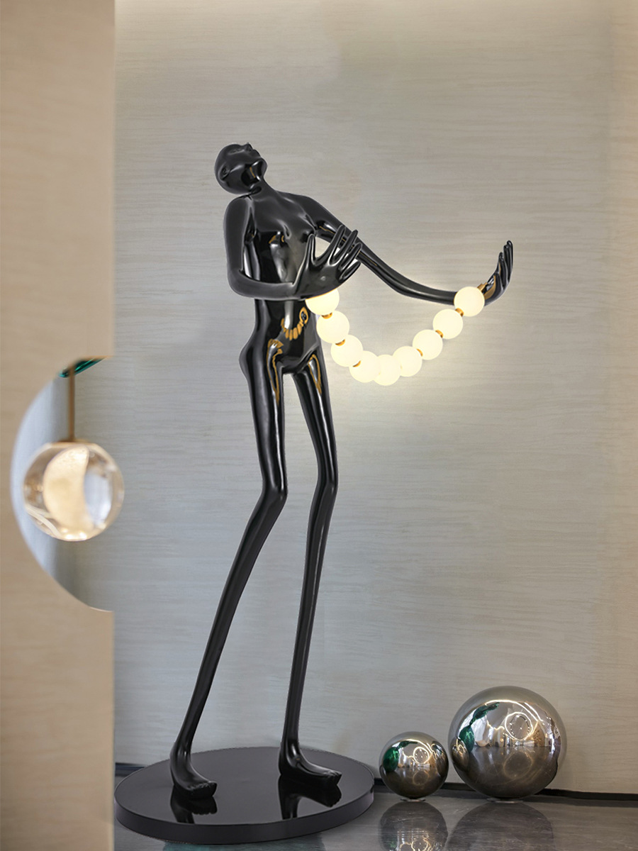 Heykel Karakterli Ayaklı Lamba - Resin Art Gallery incelemesi ve fiyatı