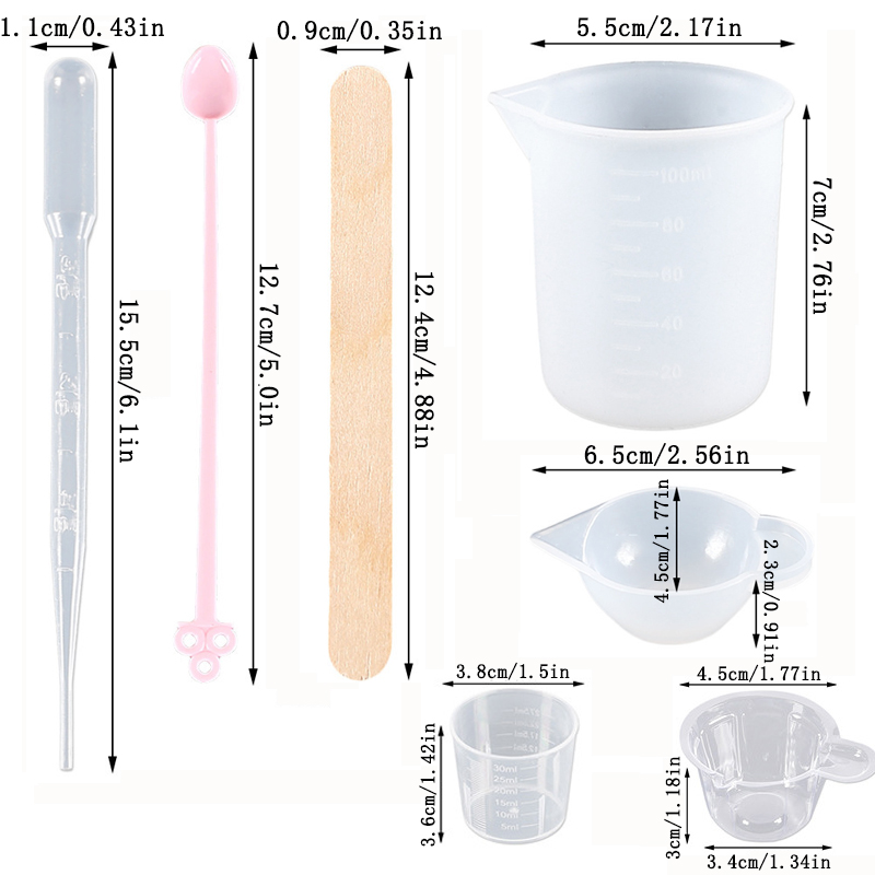 UV Epoksi Reçine Döküm Araçlar - Resin Mixing Cup incelemesi ve fiyatı