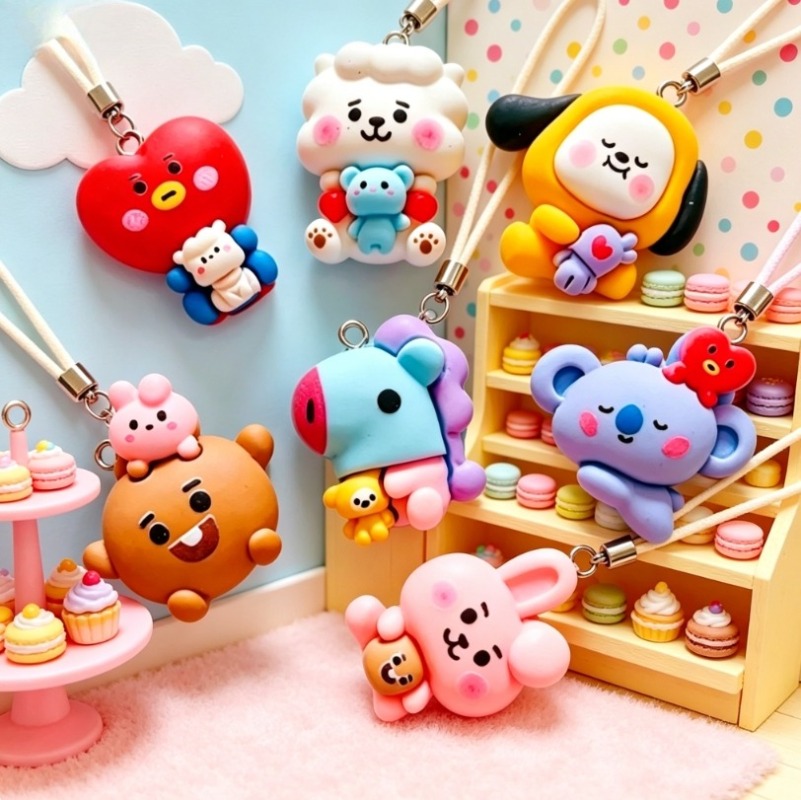 7 adet BT21 Reçine Karikatür F - Resin Art Diy Kit incelemesi ve fiyatı