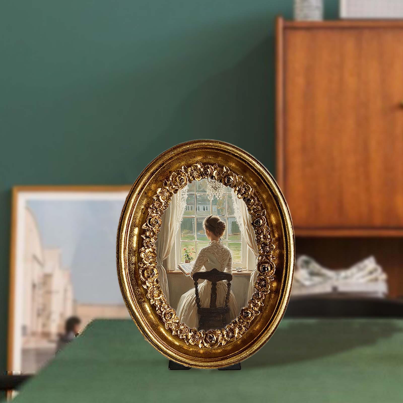 Vintage Oval Fotoğraf Çerçeves - Resin Art Gallery incelemesi ve fiyatı
