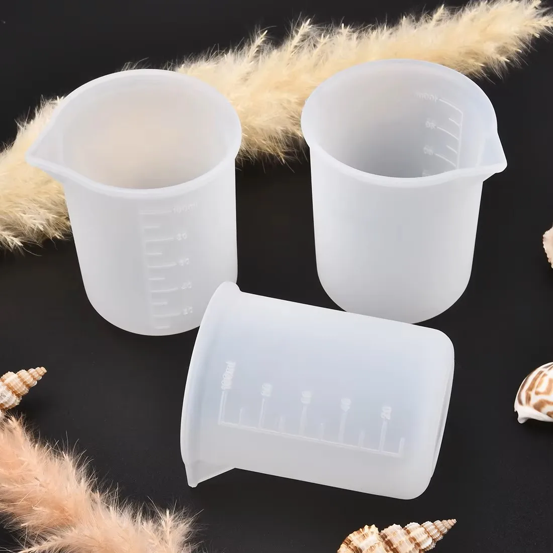 5 adet 100 ml Silikon Ölçüm Ka - Resin Mixing Cup incelemesi ve fiyatı