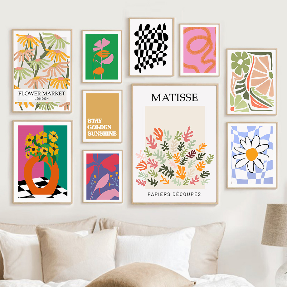 Soyut Matisse Çiçek Pazarı Çiz - Resin Art Gallery incelemesi ve fiyatı